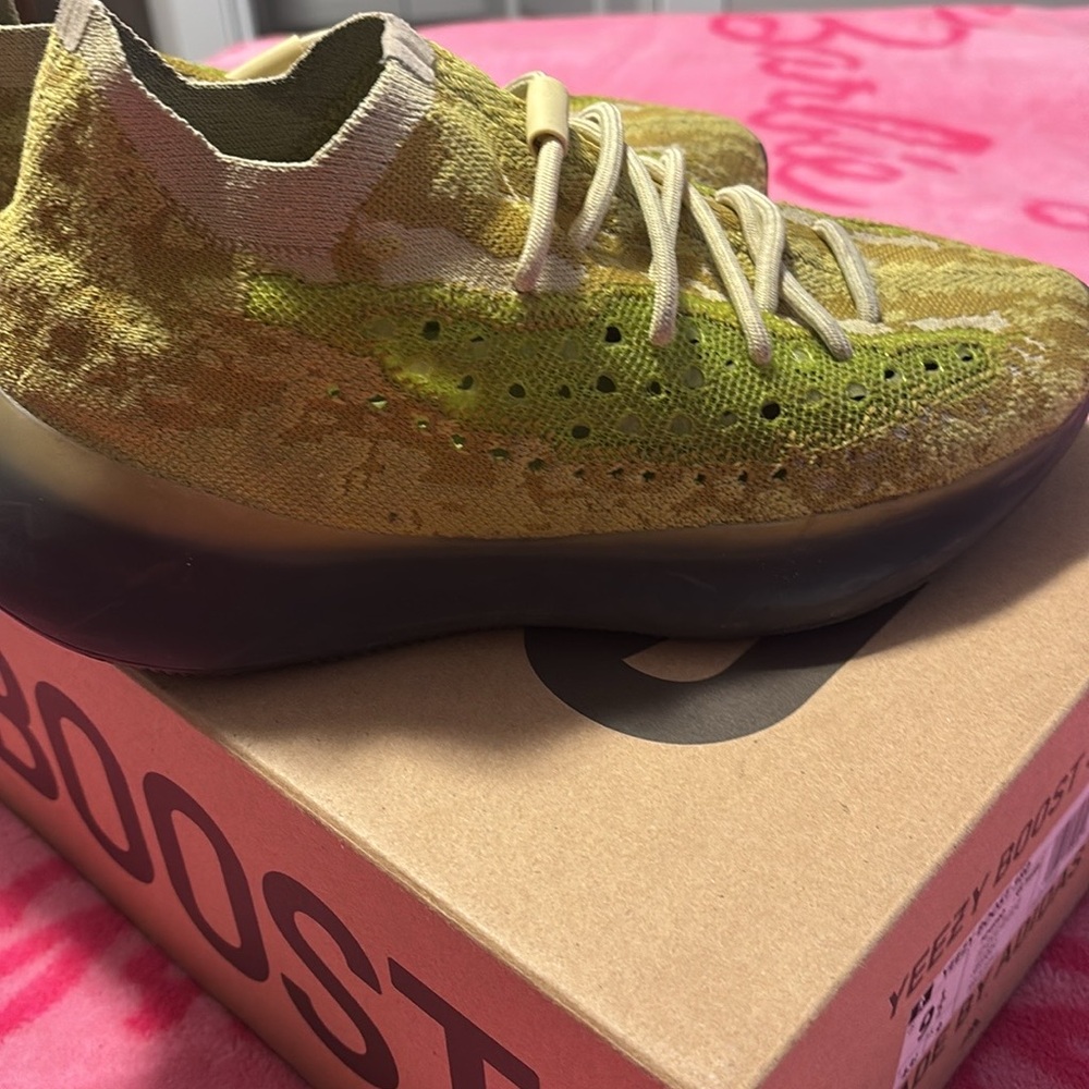 Adidas Yeezy Boost 380 in Olive and Tan